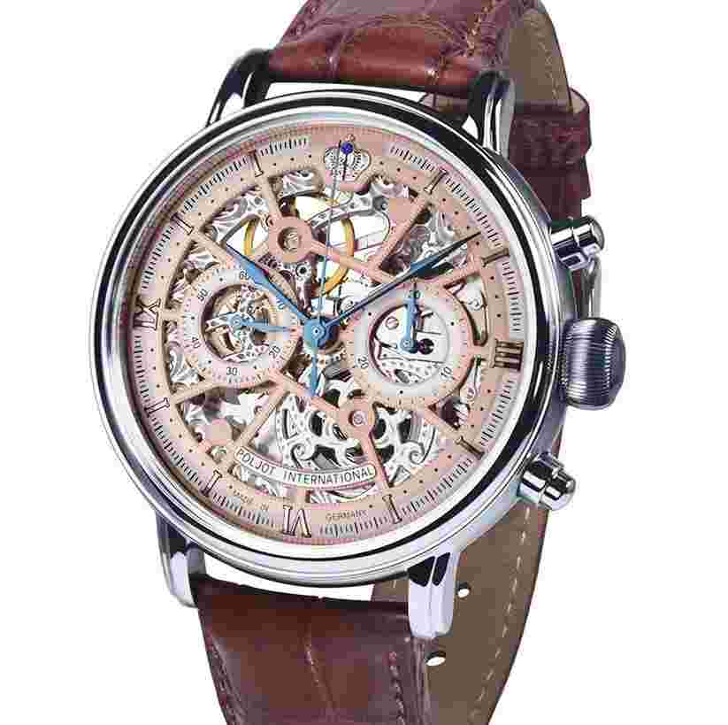 Poljot International Nicolai II Skeleton Limited Edition New Official dealer Warranty Made in Germany
