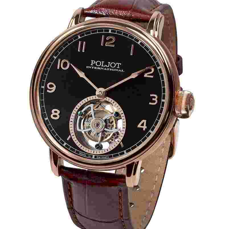 Poljot International Tourbillon 3400.XVIII 'Black' Limited Edition New Official dealer Warranty Made in Germany