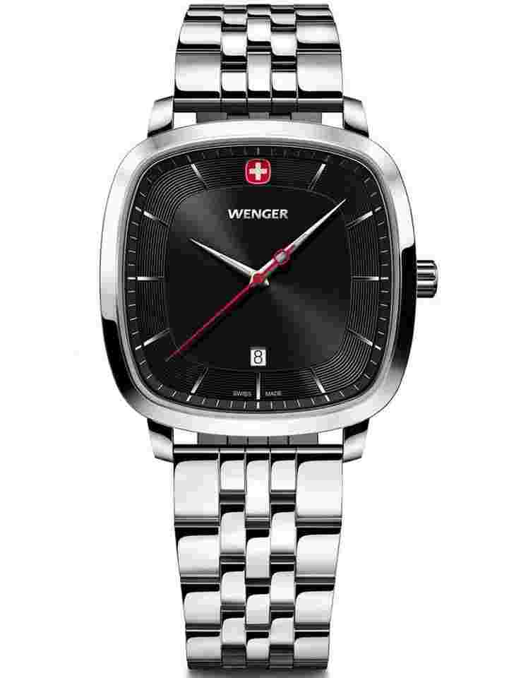 Wenger 01.1921.102 Herrenuhr Vintage Classic 37mm 5ATM