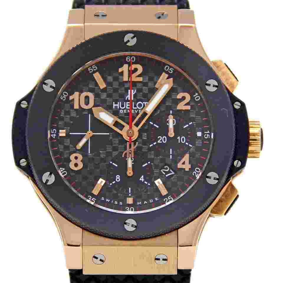 Hublot Big Bang 44 mm 301.PB.131.RX ROSE GOLD Rubber Strap Automatic R$32,900 #2287-5