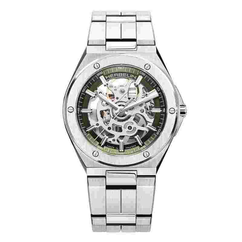 Herbelin Montre Cap Camarat Auto Squelette Acier 1645BSQ116