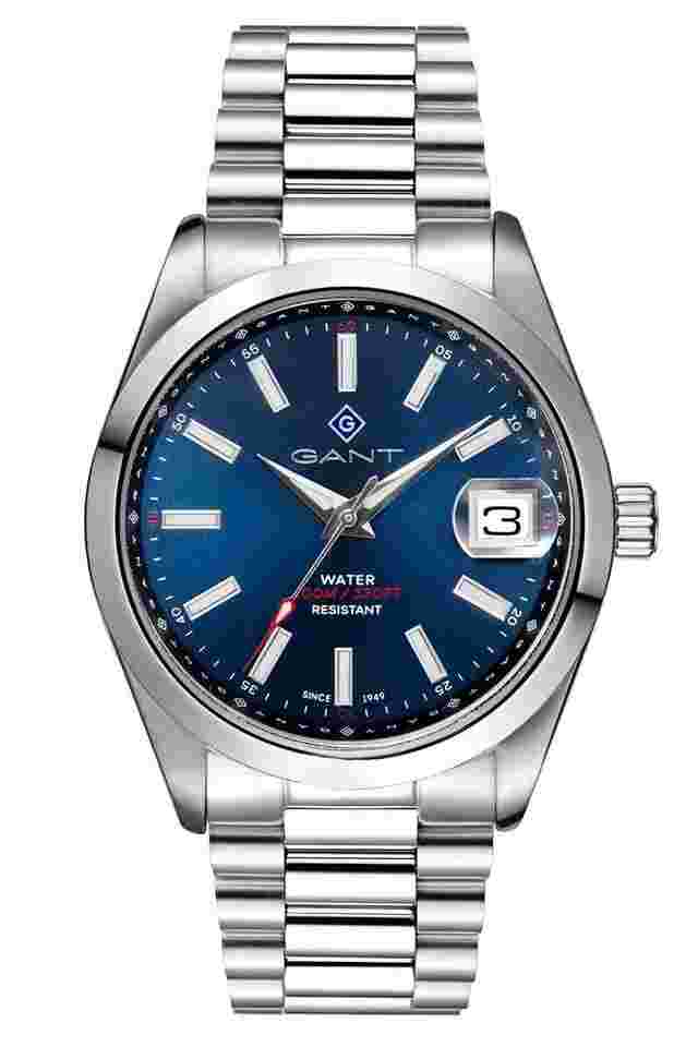 Gant G161020 Quarz-Herrenuhr Eastham Stahl/Blau