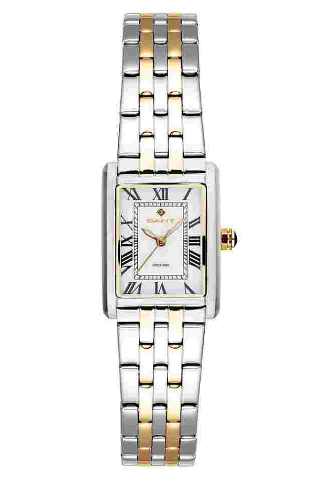 Gant G195003 Damenuhr Quarz Rechteckig Rhode Island Mini Zweifarbig