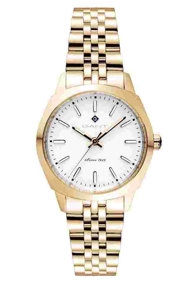 Gant G198003 Damen-Armbanduhr Quarz Lauderdale Goldfarben