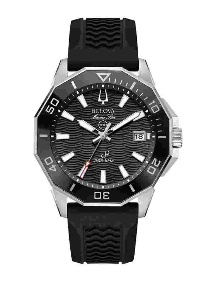 Bulova marine star precisionist 43 mm quartz watch 96b432