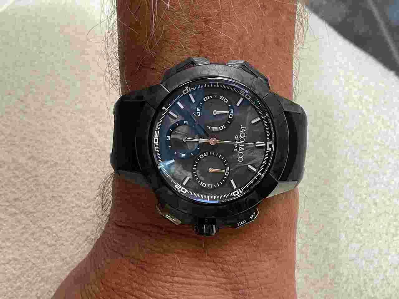 Jacob & Co. Epic Montre homme chrono titane et tungstene