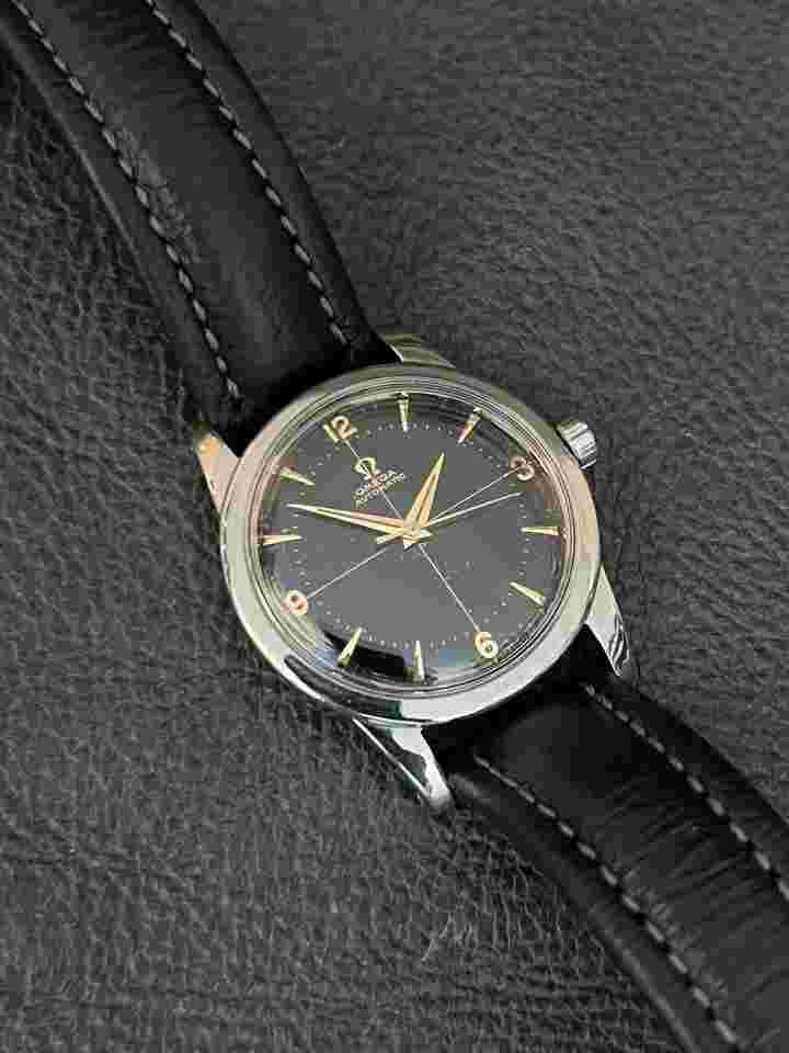 Omega Bumper 2577-1 SC Black Dial Cal.351 Bumper