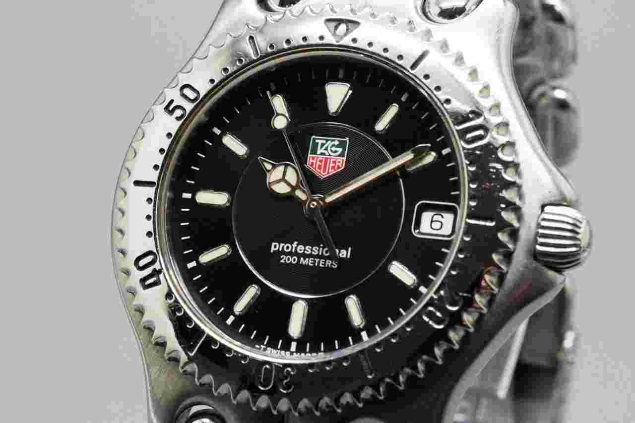 TAG Heuer SEL Near MINT TAG Heuer S/el Professional WG1118 37mm Men Quartz Watch From JAPAN