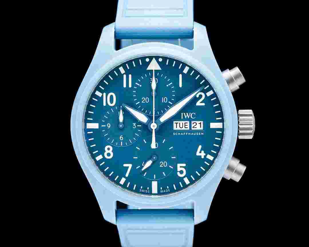 IWC Pilot Chronograph Top Gun Miramar Pilot's Watch Chronograph 41 TOP GUN Miramar Ceramic Blue Dial UNWORN