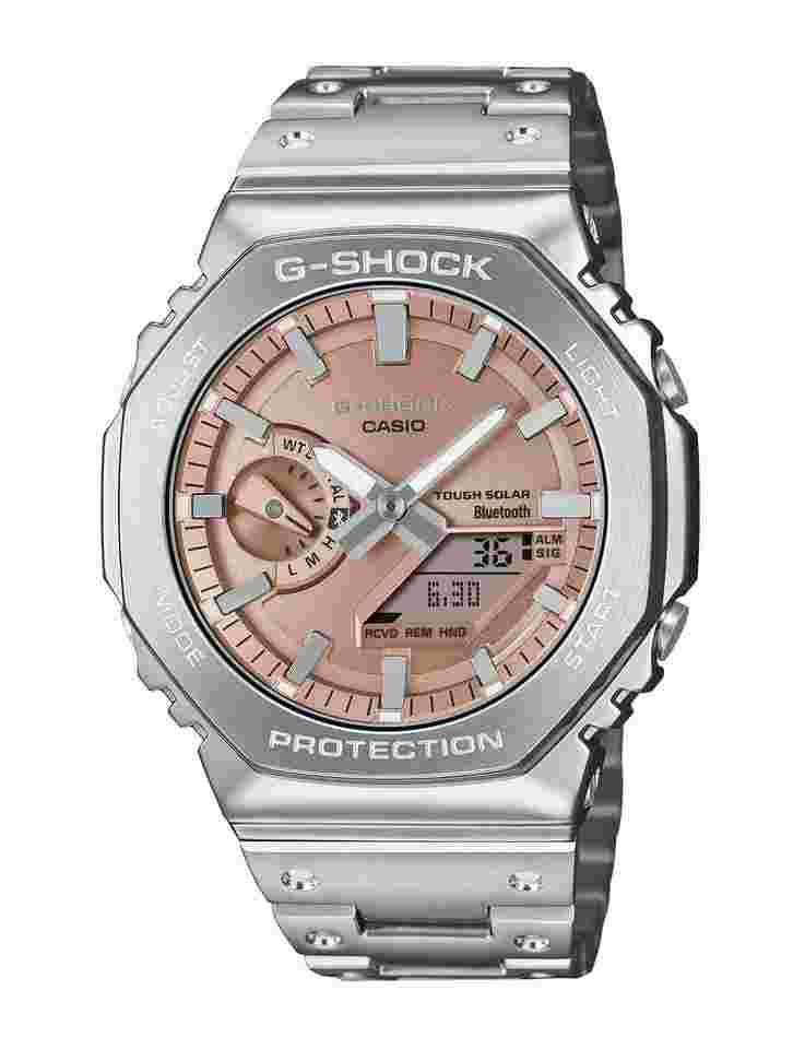 g-shock full metal 2100 series 44,4 mm quartz watch gm-b2100ad-5adr