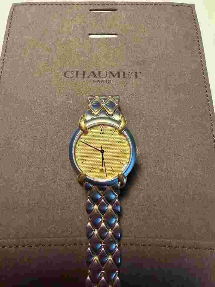 Chaumet Griffe bracelet acier et or montre Chaumet griffes en Or et Acier très beau bracelet