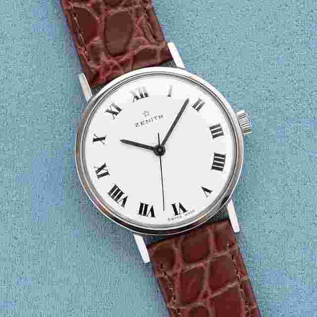Zenith mécanique White Laque dial cal 2532 réf 928A413
