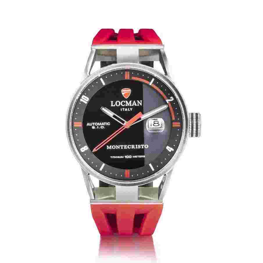 Locman Montecristo D511A01S-00BKFRDSR Montecristo Automatic Ducati Men's Watch