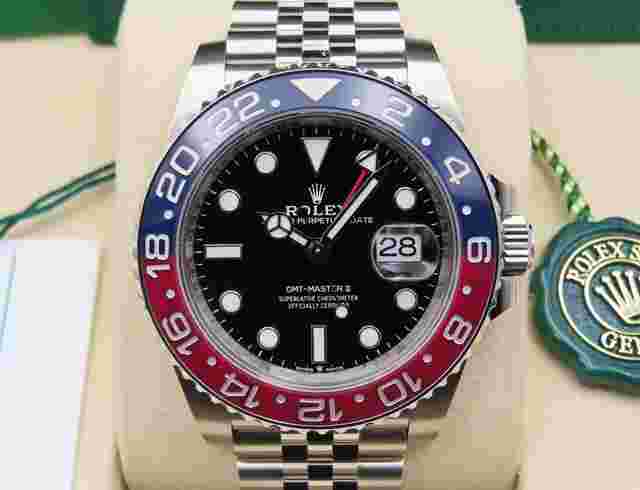 Rolex GMT-Master II "Pepsi" Jubilee Bracelet 2025 Full Set Men's Wristwatch