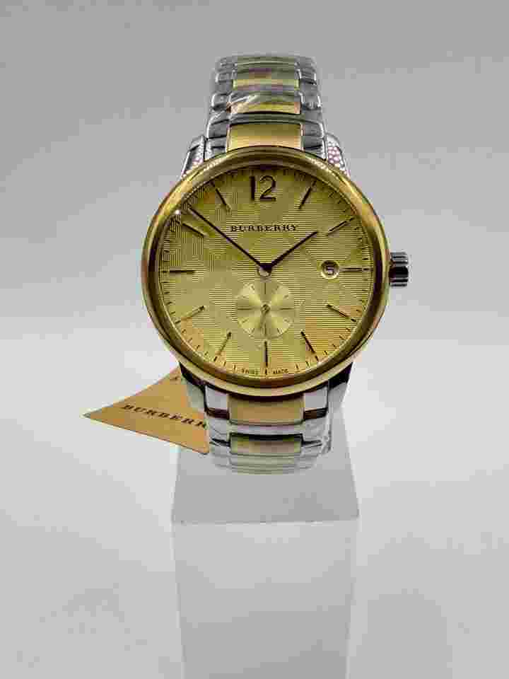 Burberry classic BU10011 Herenhorloge - Goud/Zilver kleur