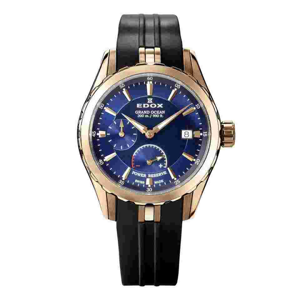 Edox POWER RESERVE <br>AUTOMATIC 94500-37RCA-BUIR 94500-37RCA-BUIR Japan Official New Full Set