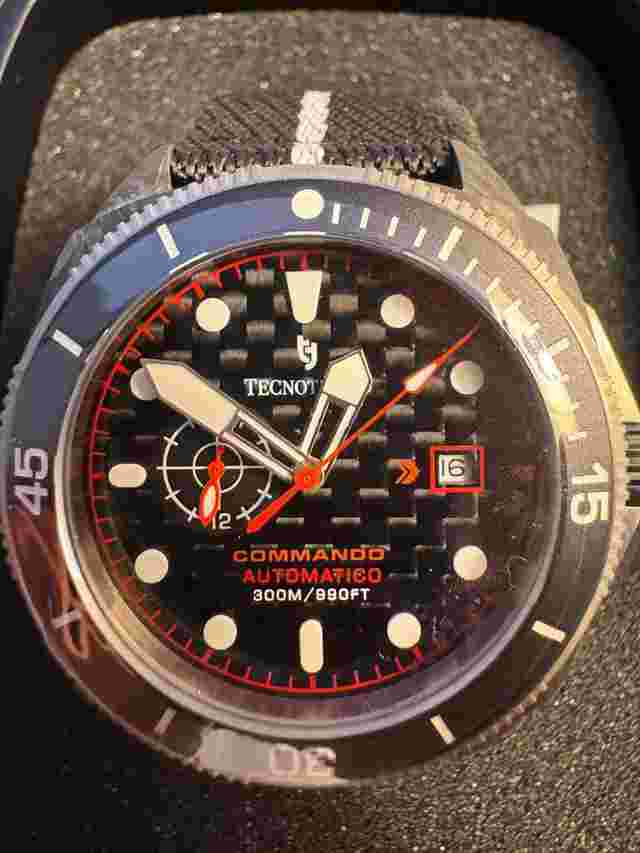 Tecnotempo COMMANDO “COMMANDO”Forged Carbon & Titanium - Automatic