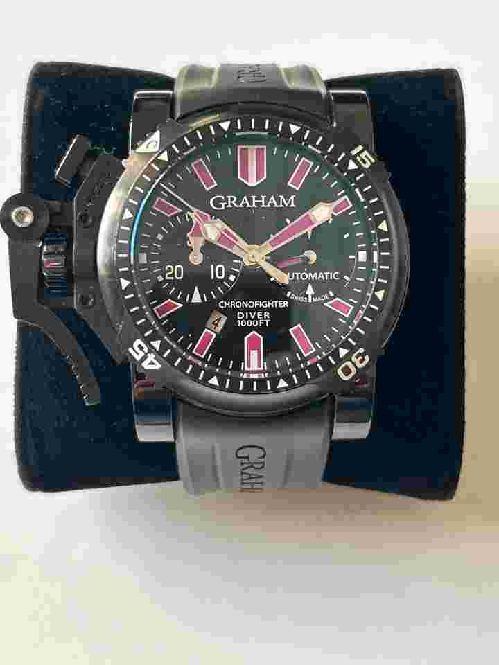 Graham Chronofighter Oversize Diver - Date Full Set zzgl. Versandkosten Diver Purple
