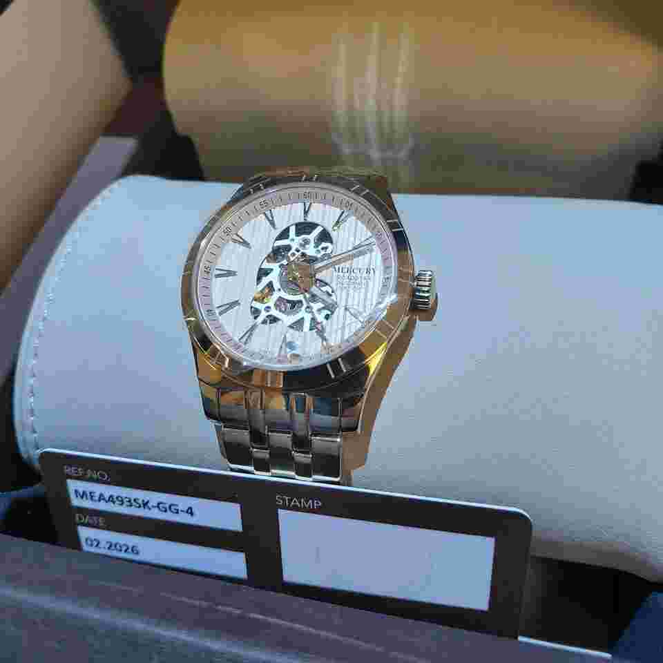 Mercury MEA493SK-GG-4 Nuovo orologio svizzero slim arrivato dalla fabrica NIB.