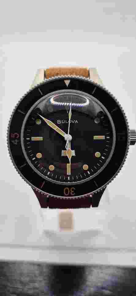 Bulova Limited Edition Mil-ships-w-2181 Bulova 98a265 full set + bracelet sur mesure