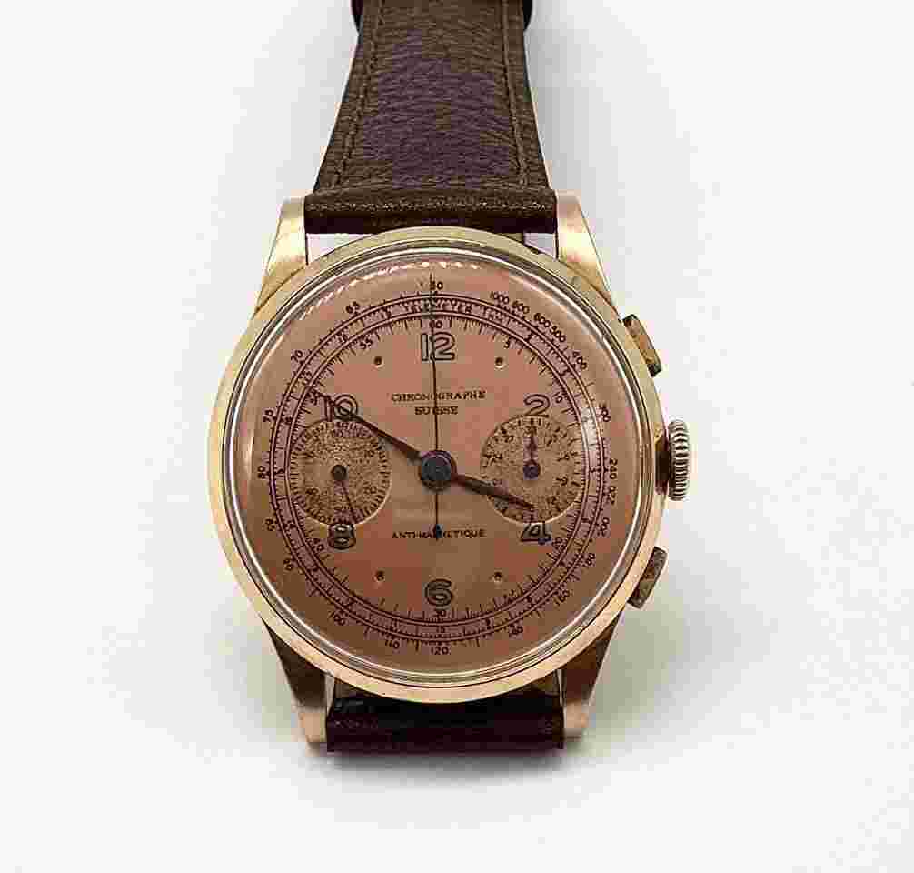Chronographe Suisse Cie 17 Rubis Manual Movement
