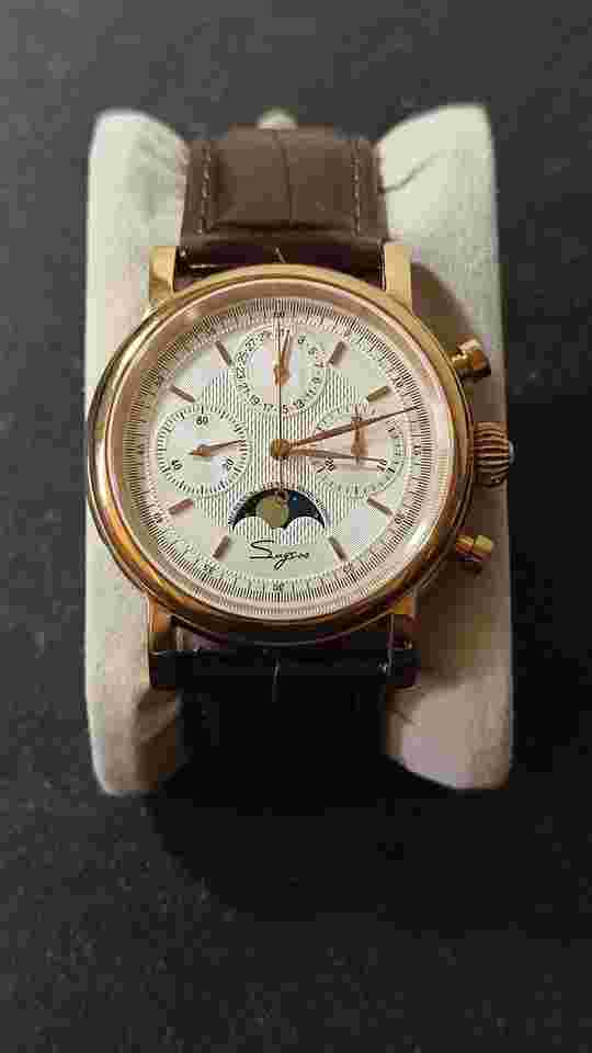 Sugess SU1908GK/X Rose Gold Case White Dial