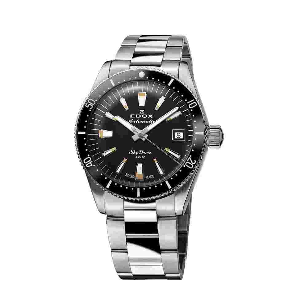 Edox 38 DATE AUTOMATIC 80131-3NM-NIB 80131-3NM-NIB Japan Official New Full Set