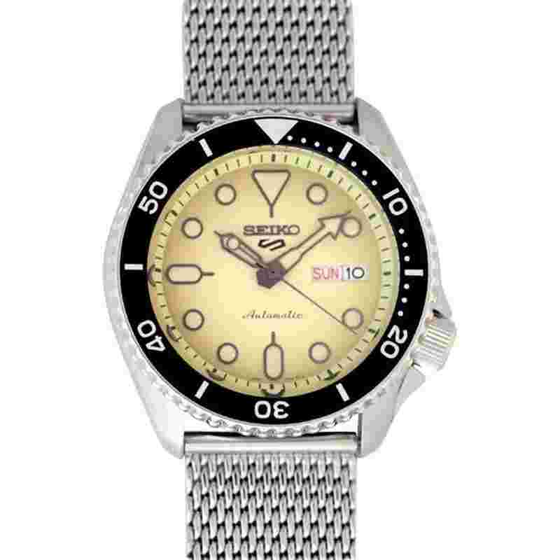 Seiko5 5 Sports SS Mesh Bracelet 10BAR BE M SRPD67K1