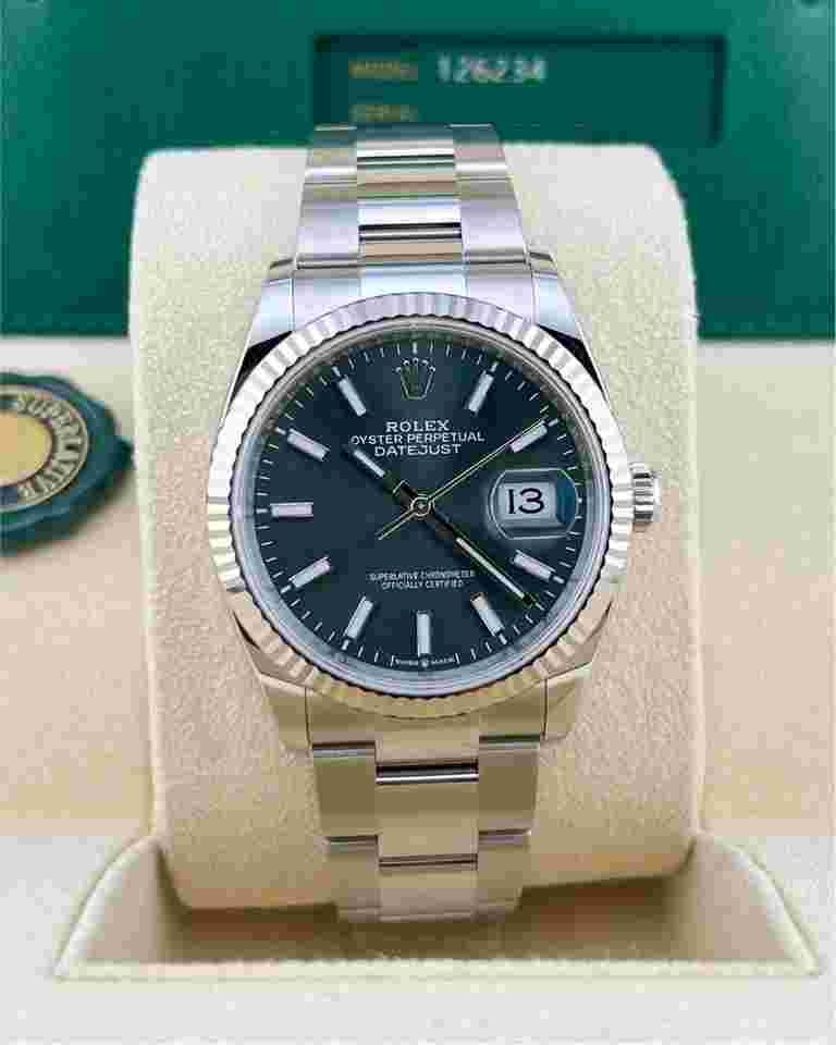Rolex Datejust 36 126234 Jubilee Bracelet Palm Dial Fullset 2023