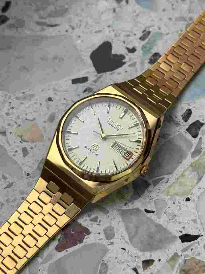 Seiko Superior Twin Quartz Gold