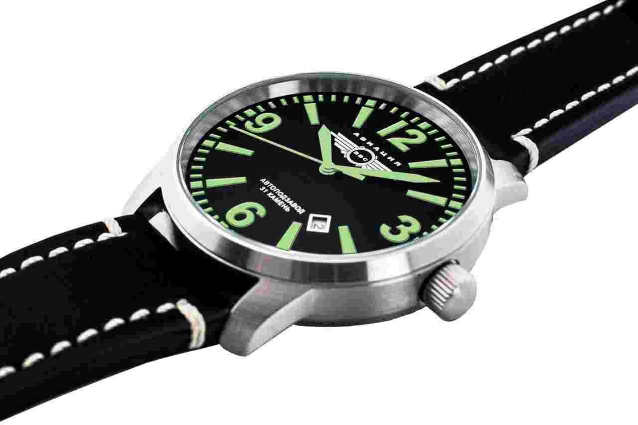 Vostok 2416B Automatic Pilot Aviator Aviation Watch 10 ATM Vintage Retro