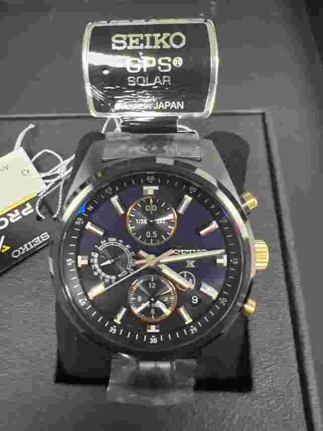 Seiko Prospex Solar Prospex SBED013 GPS Satellite Radio World Time Limited 100th Anniversary