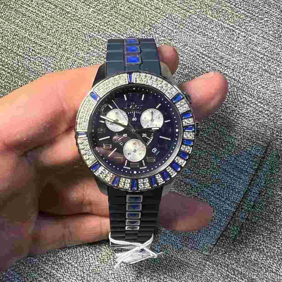 Dior Christal rubber bleu