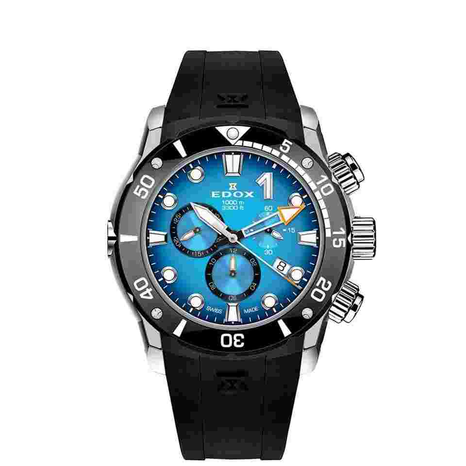 Edox CHRONOGRAPH 10242-TIN-BUIDN 10242-TIN-BUIDN Japan Official New Full Set
