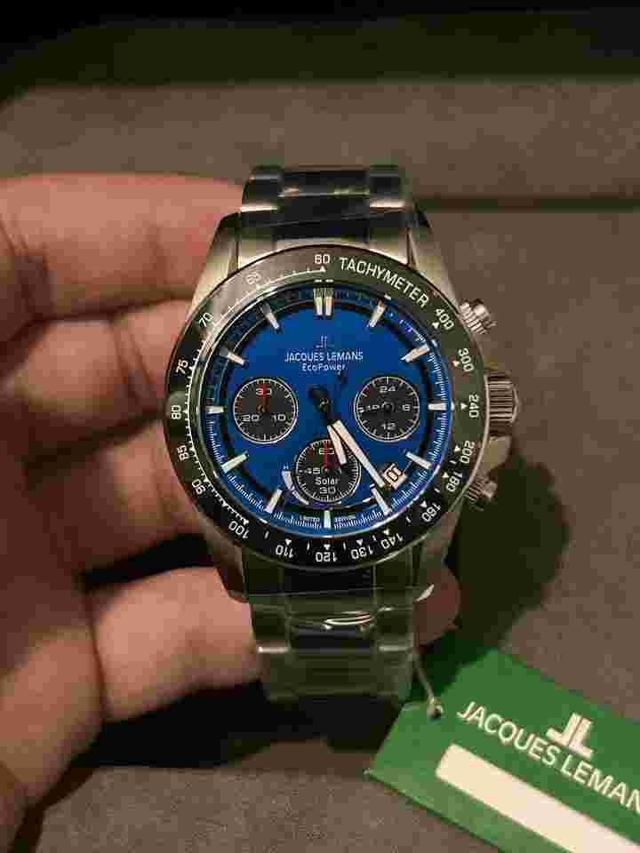 Jacques Lemans Anniversary Edition - Solar - Limited Edition Full Set • Novo (nunca usado) • Edição Limitada 480/500