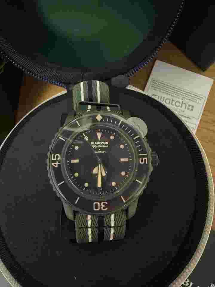 Swatch Blancpain X Swatch BioCeramic Suba Fifty Fathoms GREEN ABYSS - NEW SUMMER 2025