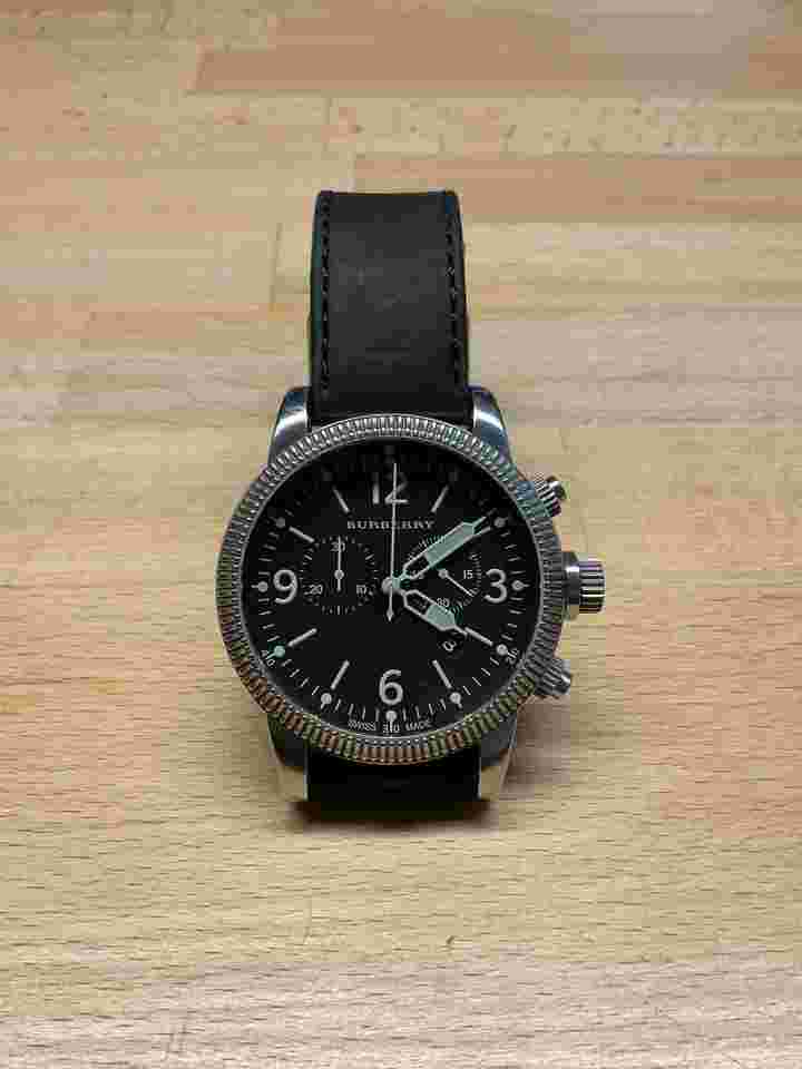 Burberry Black Dial Chronograph