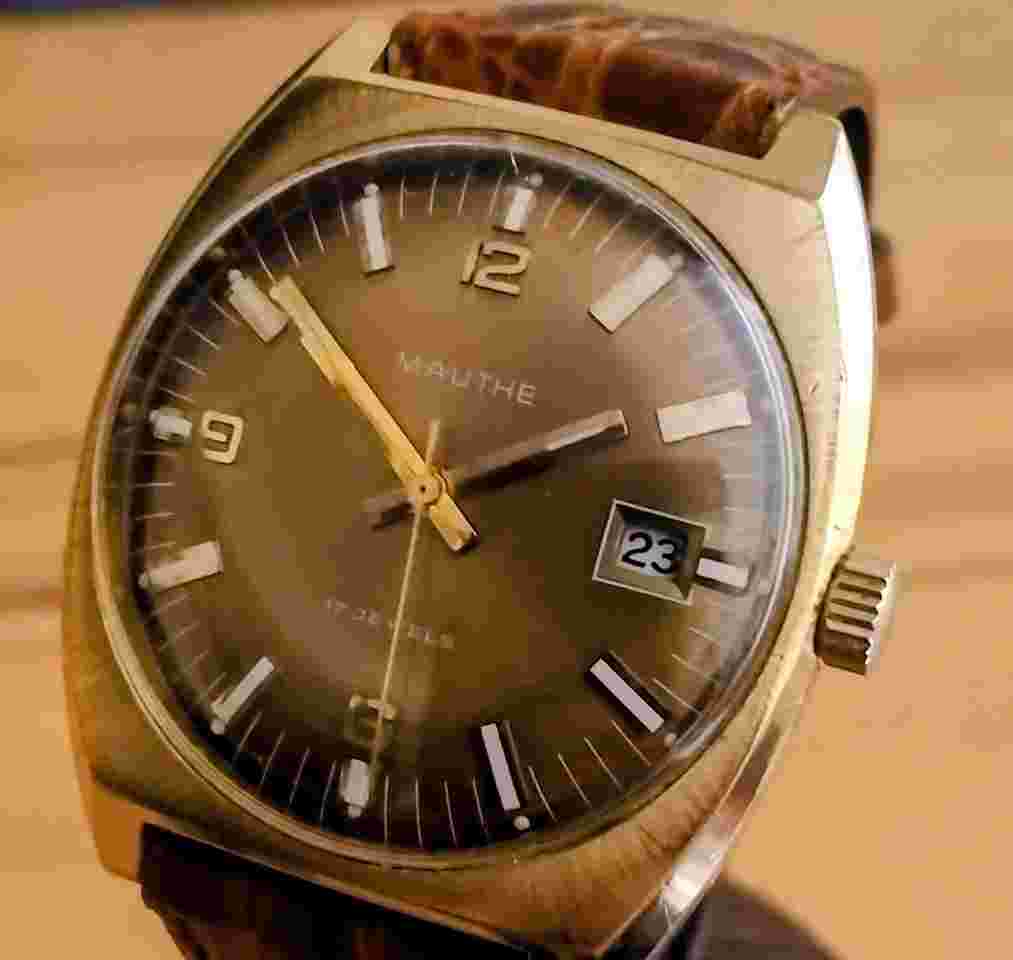 Mauthe Vintage 1970 Classic Dresswatch 36 mm Cal. Otero 844