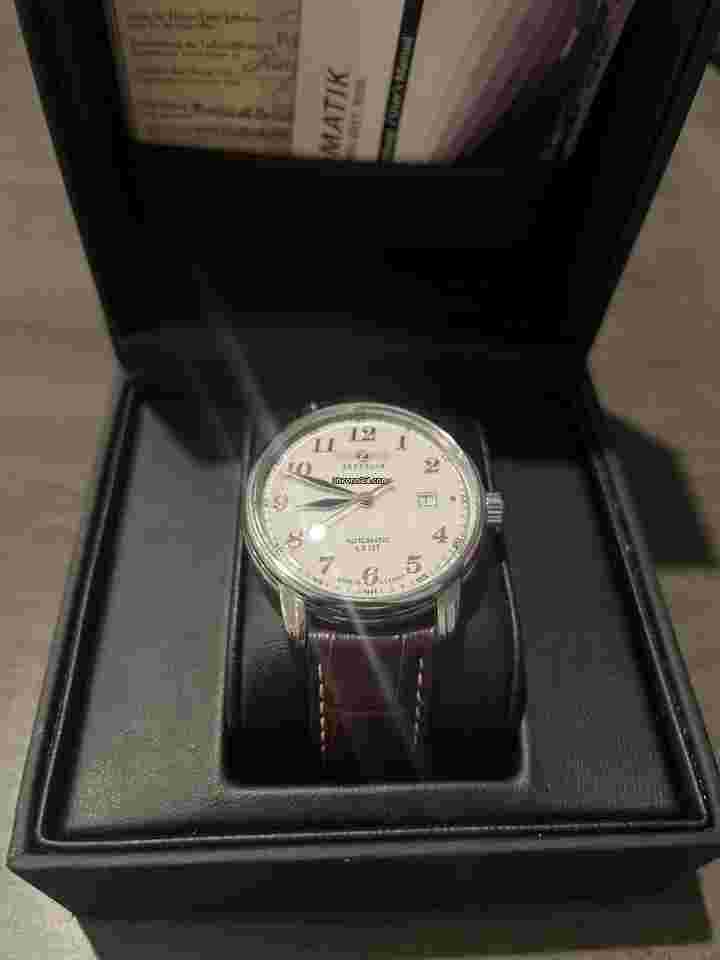 Zeppelin LZ127 Graf Automatic Men's Beige/White Watch - 7656-5