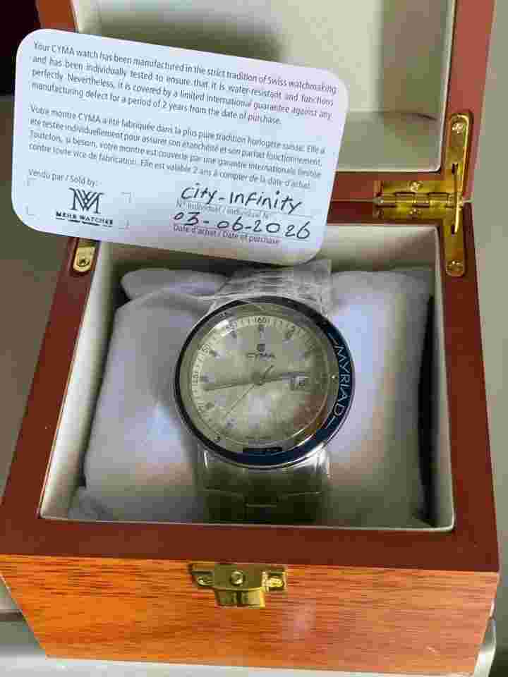 Cyma City Imfinity RELOJ ESPECIAL CYMA BISEL MYRIAD UNIVERSO