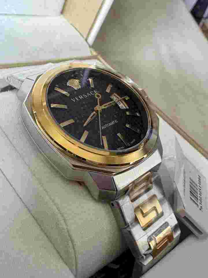 Versace Automatic Versace VAG030016 Automatic Men’s Watch – Two-Tone Stainless