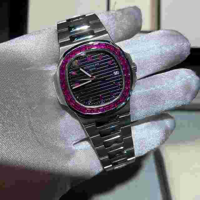 Patek Philippe Nautilus Ruby Platinum Nautilus