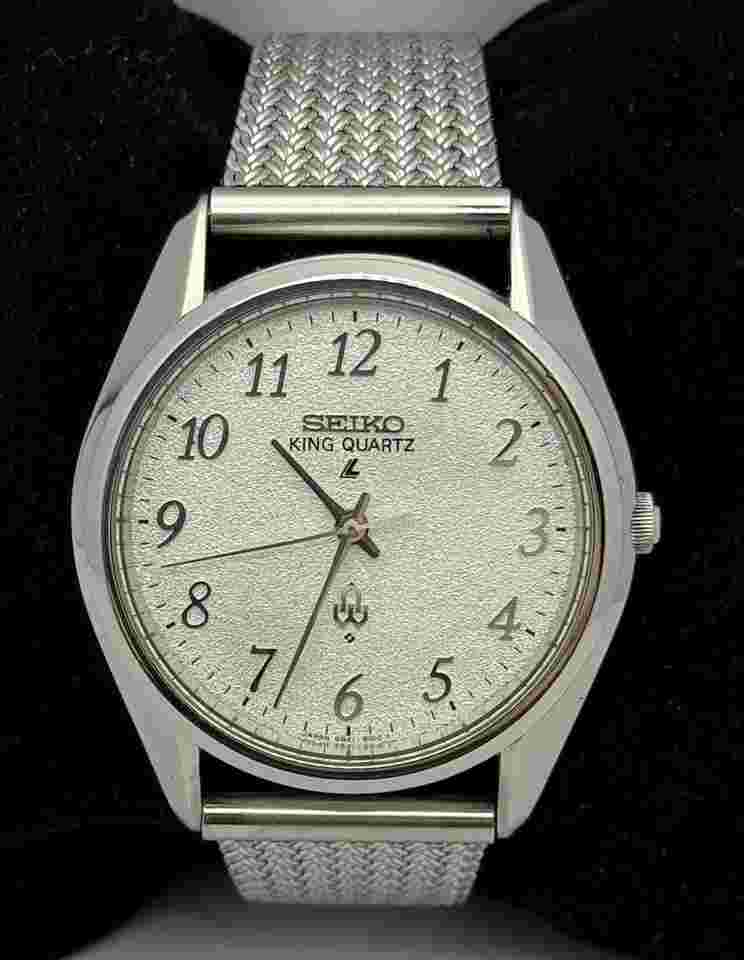 Seiko King Quartz Long Life Japan 1976 vintage bracelet Oscar by Bambi