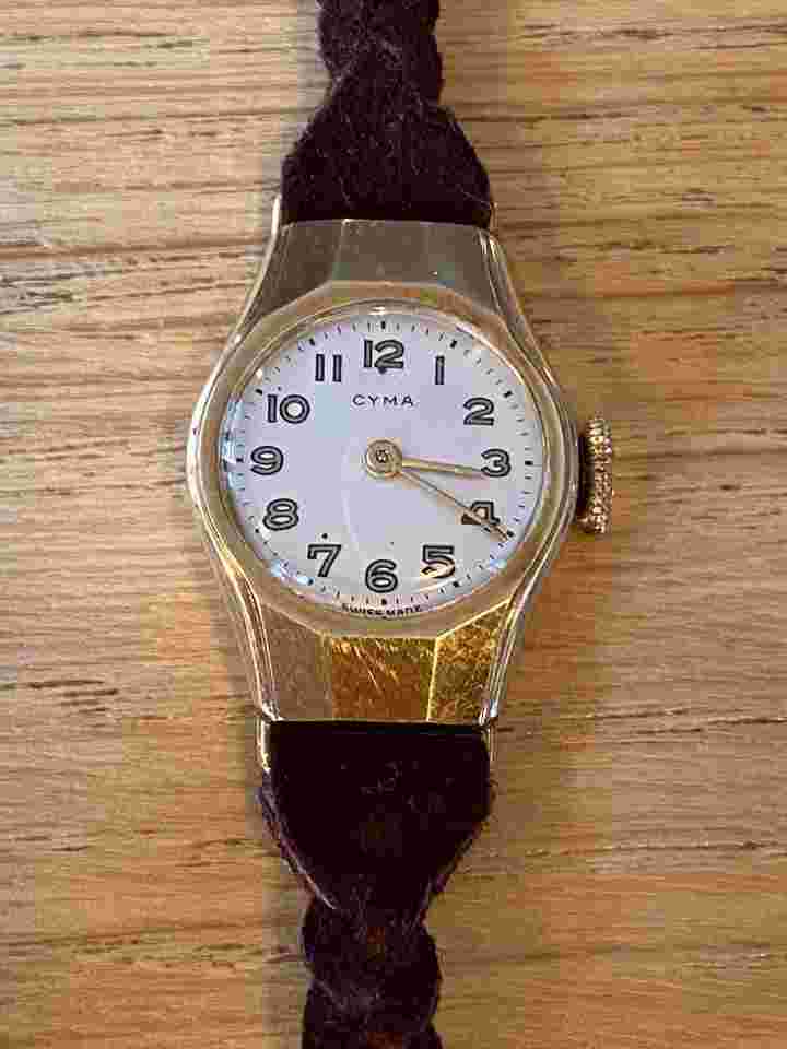 Cyma Gold Damenuhr Cyma 18K Gold / 750