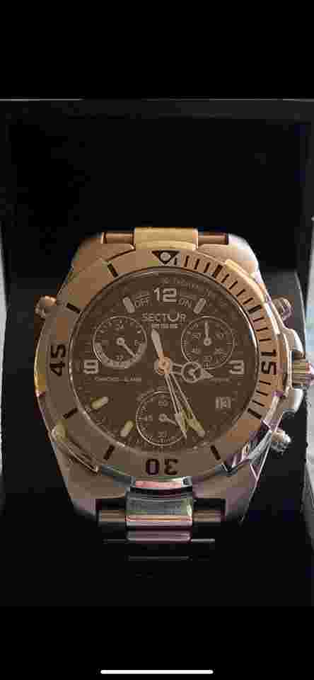 Sector 255 NOS (New Old Stock)-Sector 255 Chronograph - ALARM - Swiss M