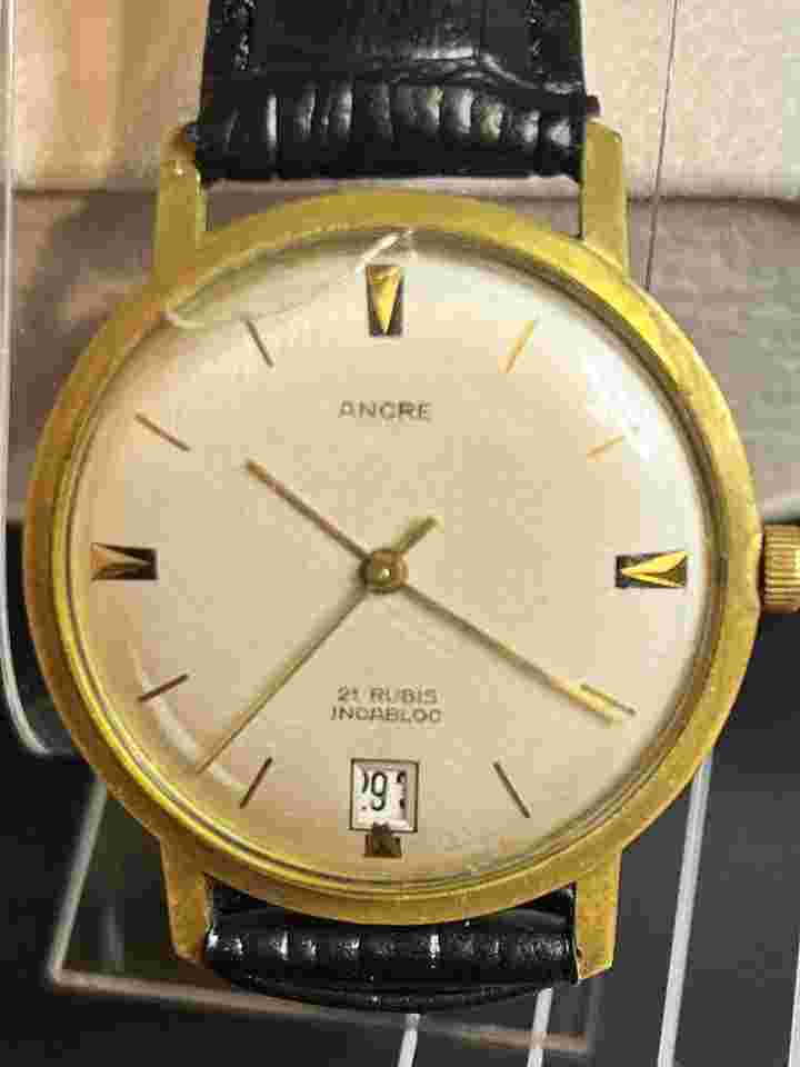 ancre Mechanical wind up watch Vintage ancre fully working mechanical watch 21 rubis