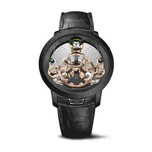 Arnold & Son Time Pyramid Black Limited Edition 1TPBS.R01A.C124B