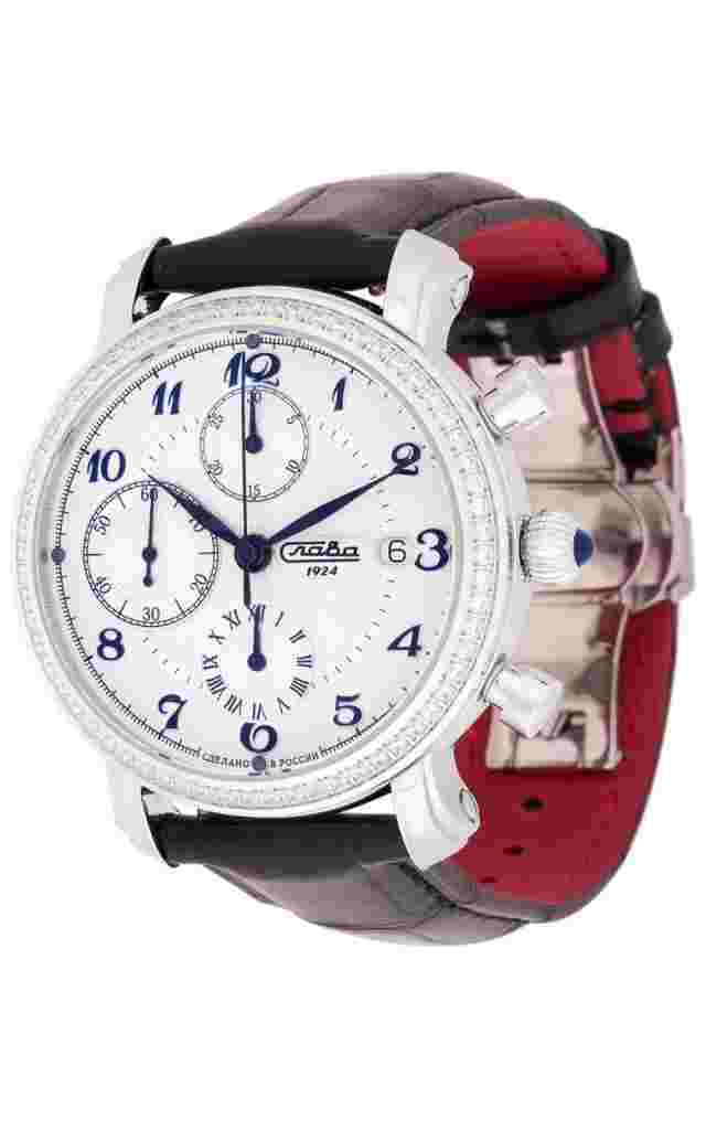 7450618/300-7750-68 Wrist watch Slava Slava россии mechanical хронограф  с Automaticом 7450618/300-7750-68