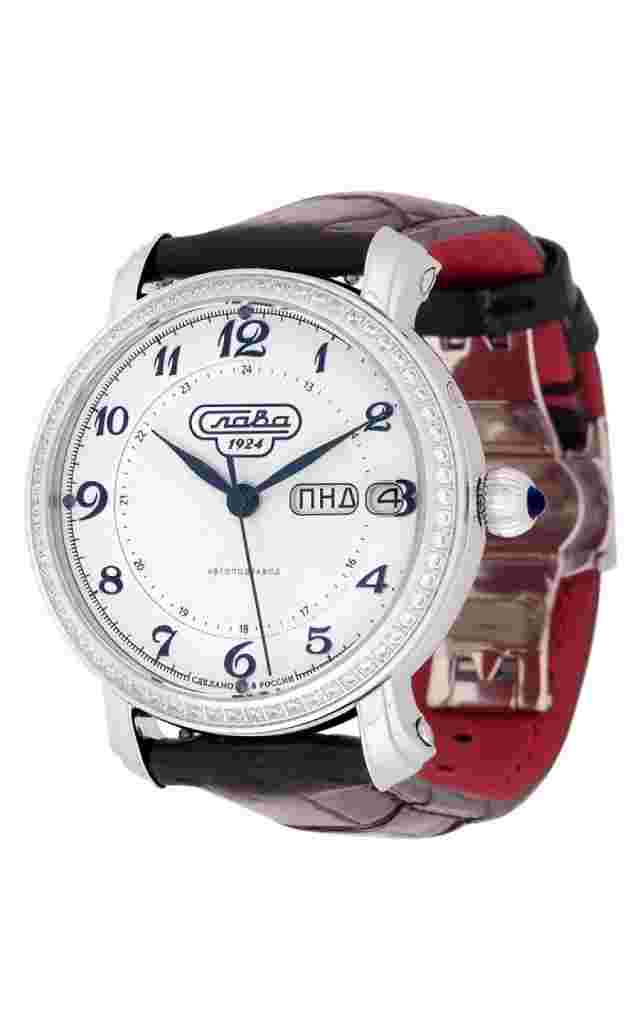 7440615/300-2427-68 Wrist watch Slava Slava россии mechanical с Automaticом 7440615/300-2427-68