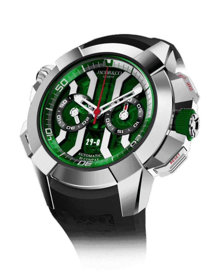 Часы JACOB & Co Epic X Chrono Titanium Skeleton Khabib